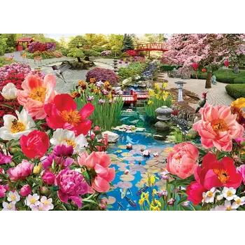 Cobble Hill Puzzles Cobble Hill Puzzle 1000pc Japanese Garden