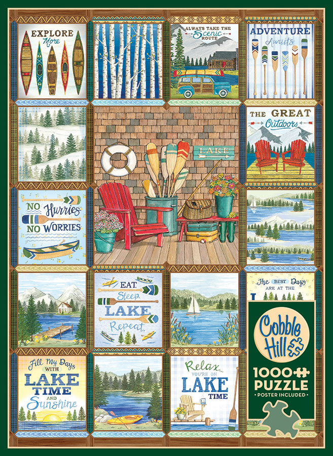 Cobble Hill Puzzles Cobble Hill Puzzle 1000pc Lake Country