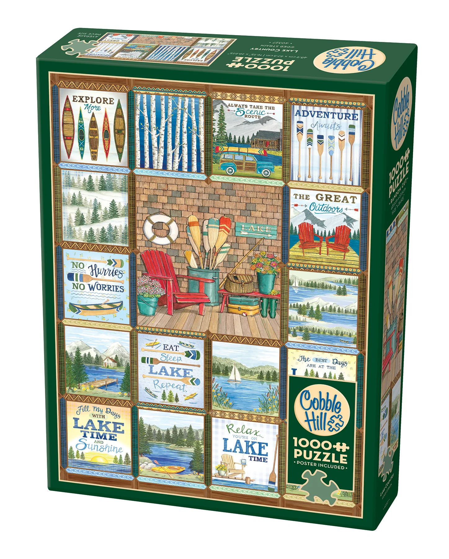 Cobble Hill Puzzles Cobble Hill Puzzle 1000pc Lake Country