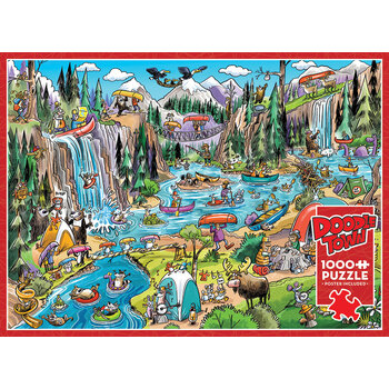 Cobble Hill Puzzles Cobble Hill Puzzle 1000pc Doodletown: Portage Pandemonium