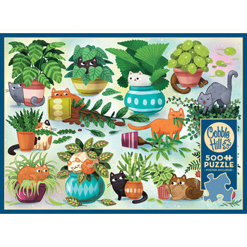 Cobble Hill Puzzles Cobble Hill  Puzzle 500pc Cats vs Plants