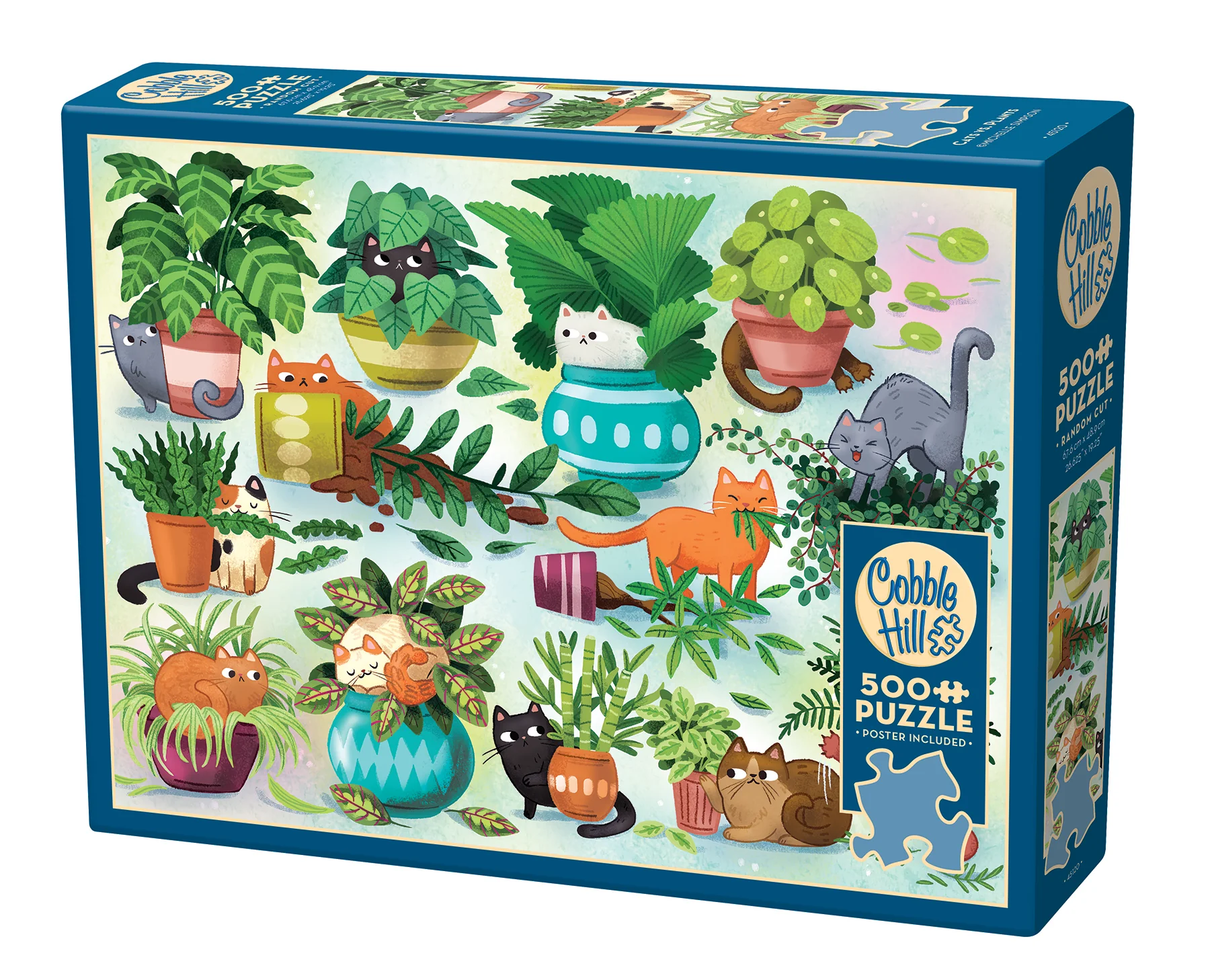 Cobble Hill Puzzles Cobble Hill  Puzzle 500pc Cats vs Plants