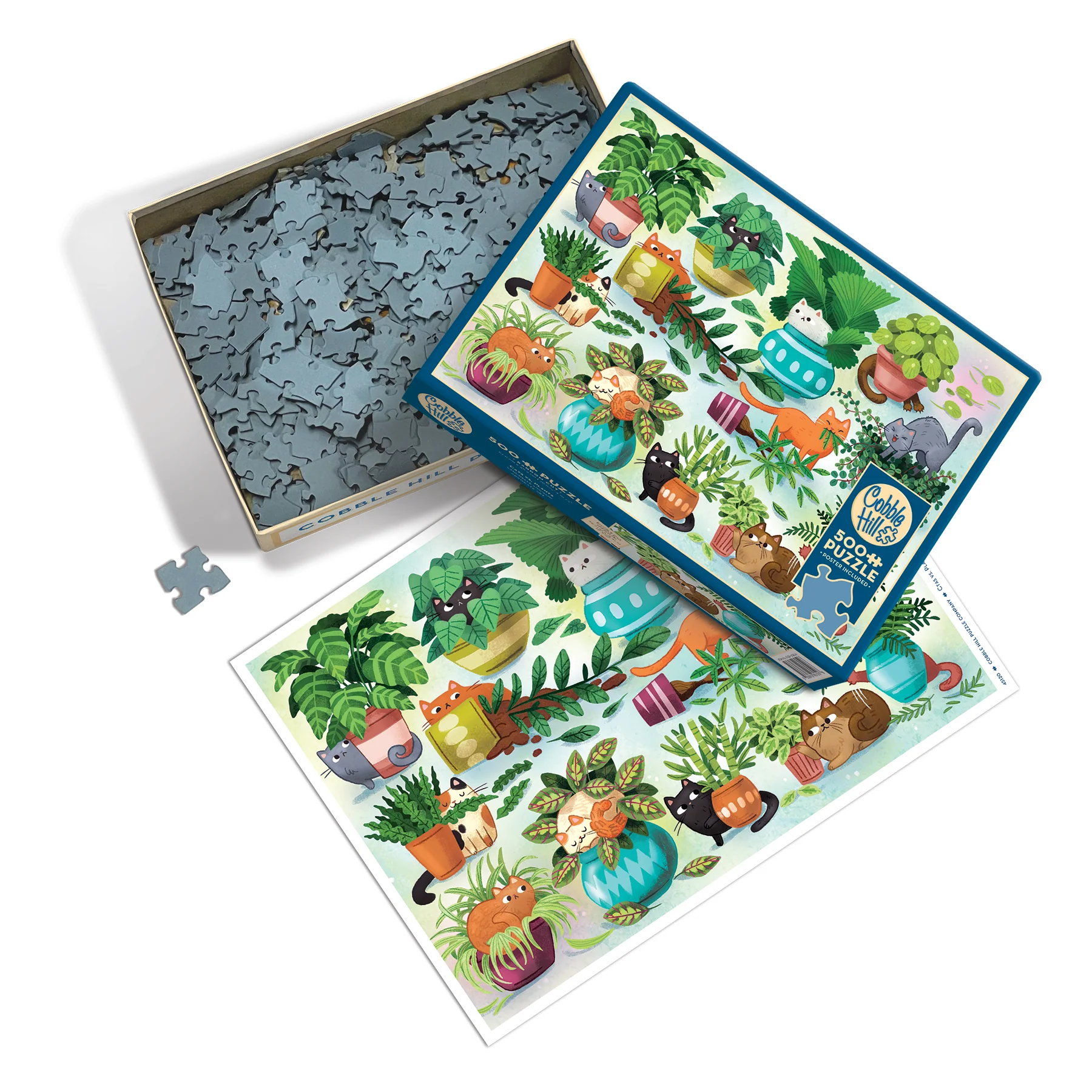 Cobble Hill Puzzles Cobble Hill  Puzzle 500pc Cats vs Plants