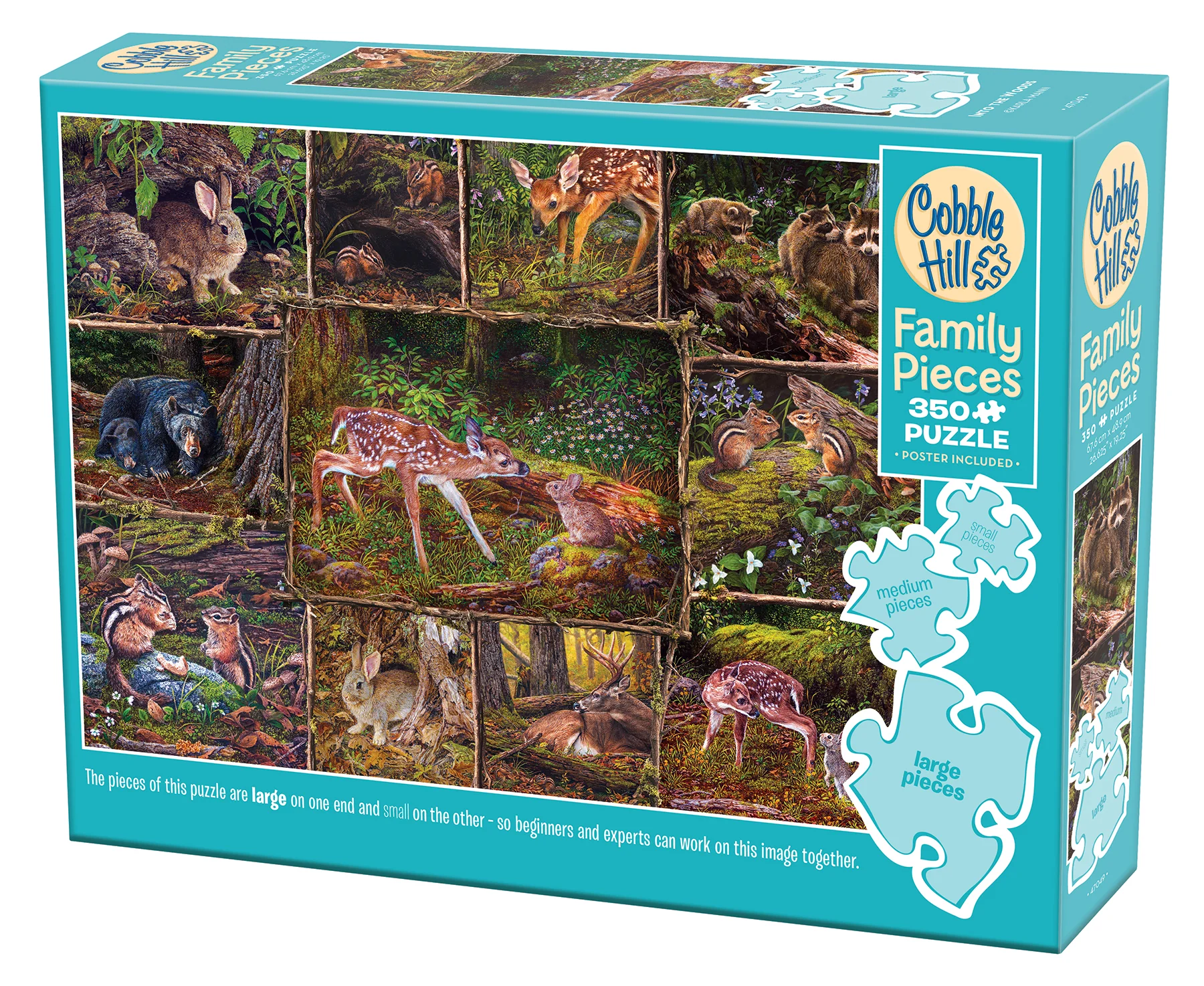 Cobble Hill Puzzles Cobble Hill Family Puzzle 350pc Into the Woods