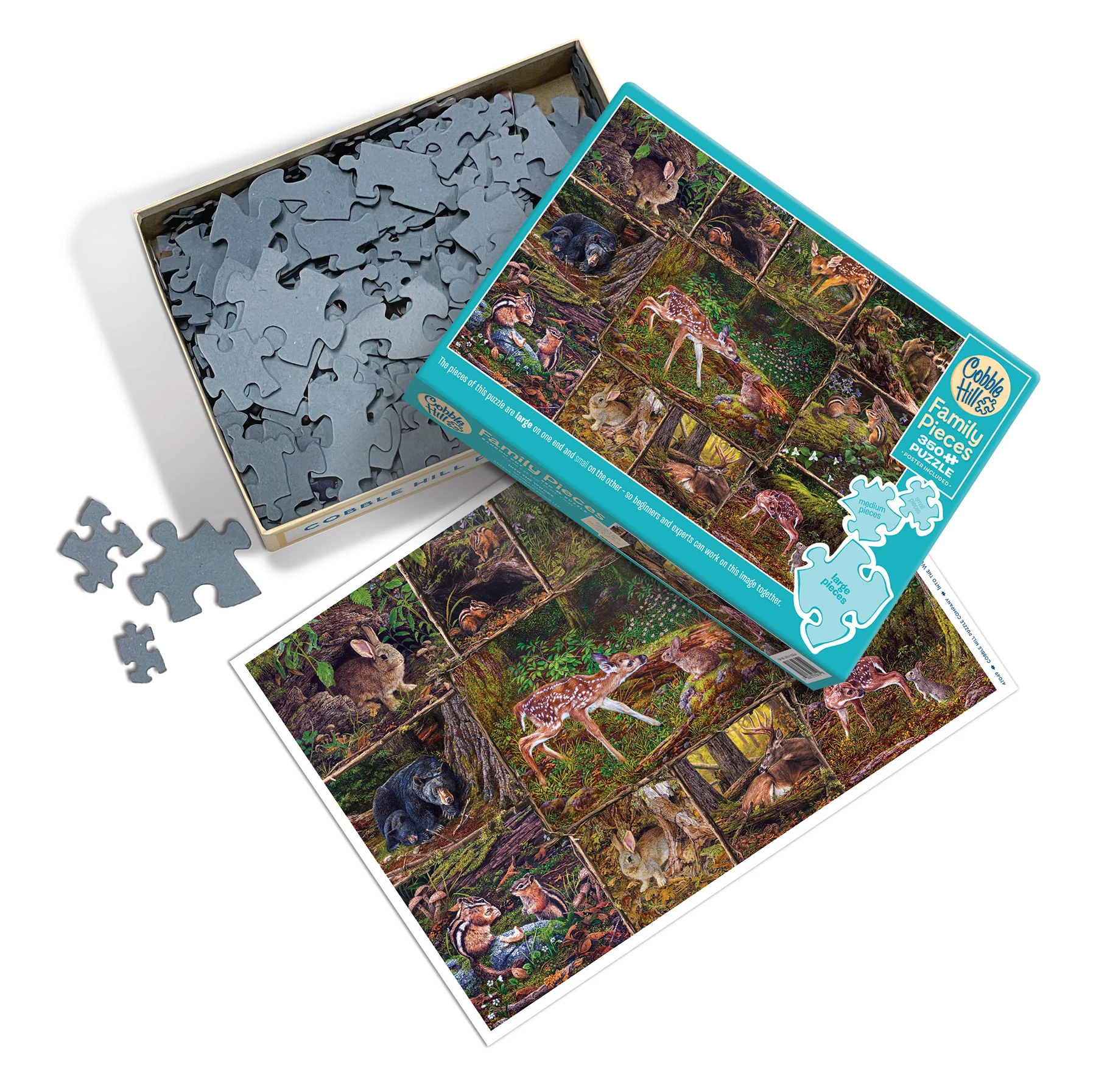 Cobble Hill Puzzles Cobble Hill Family Puzzle 350pc Into the Woods