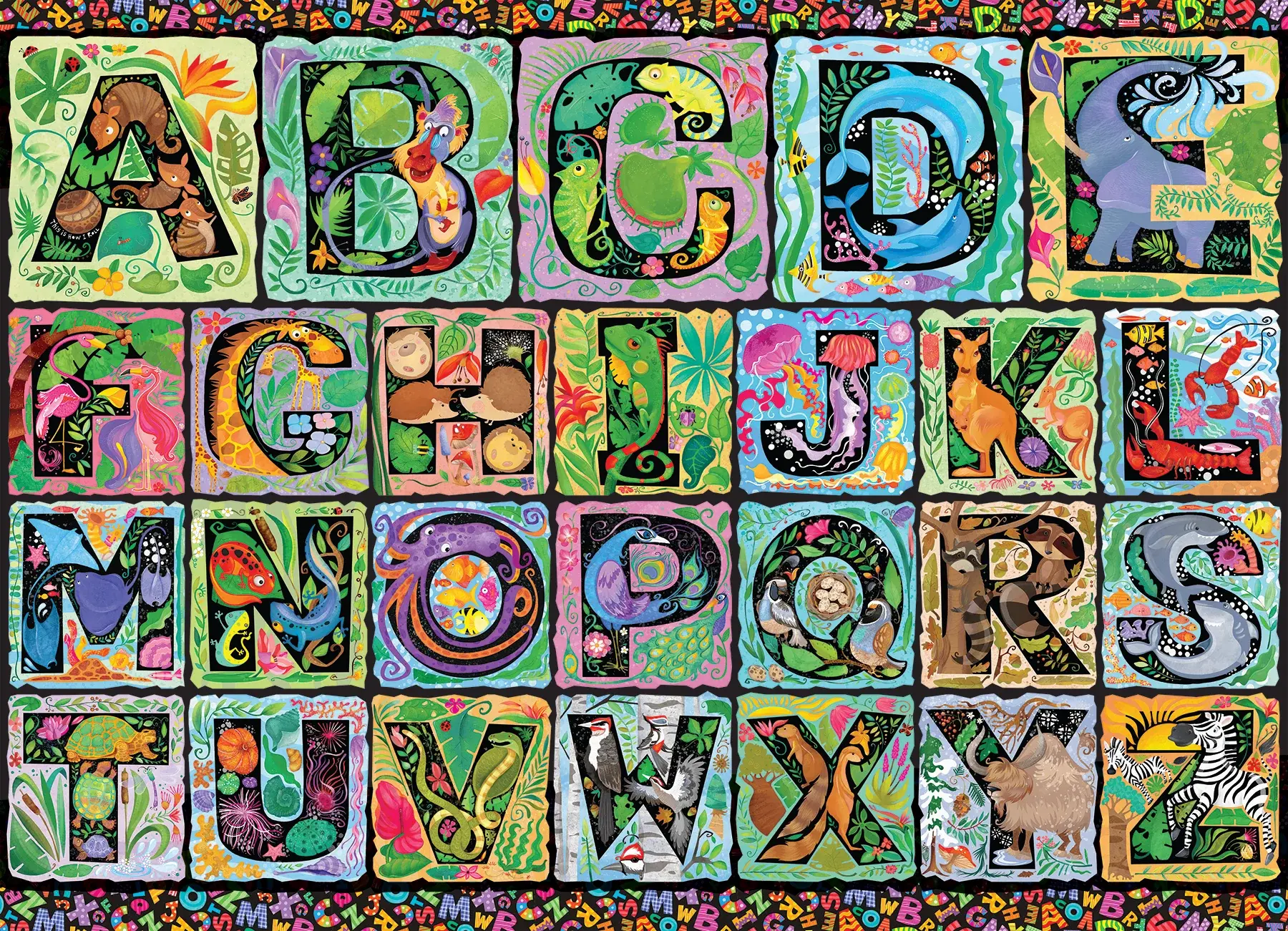 Cobble Hill Puzzles Cobble Hill  Puzzle 500pc A to Z