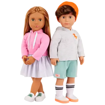 Our Generation Our Generation 18" Dolls Lizzie & Oliver the best Friends