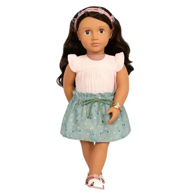 Our Generation Our Generation Doll Outfit: All Aflutter Outdoors Skirt and T-Shirt