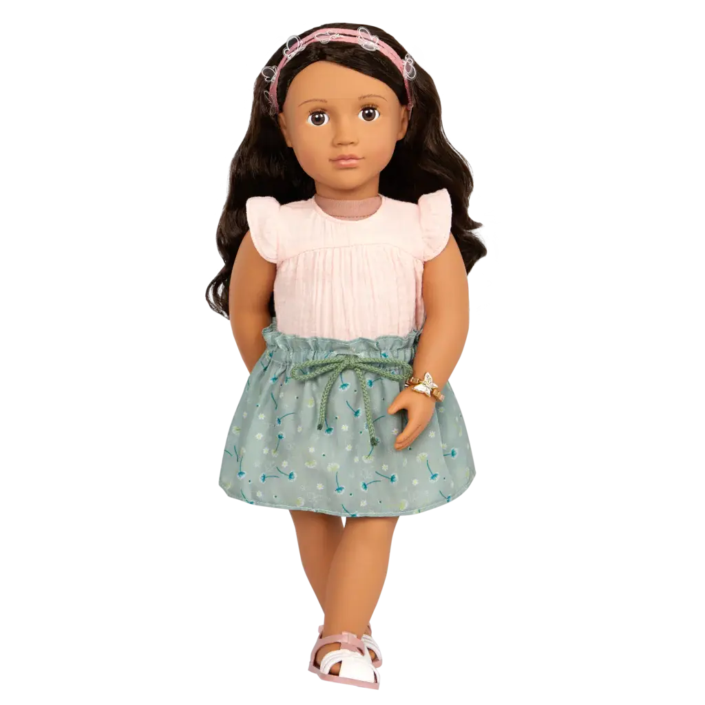 Our Generation Our Generation Doll Outfit: All Aflutter Outdoors Skirt and T-Shirt
