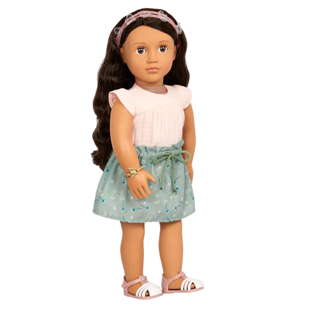 Our Generation Our Generation Doll Outfit: All Aflutter Outdoors Skirt and T-Shirt