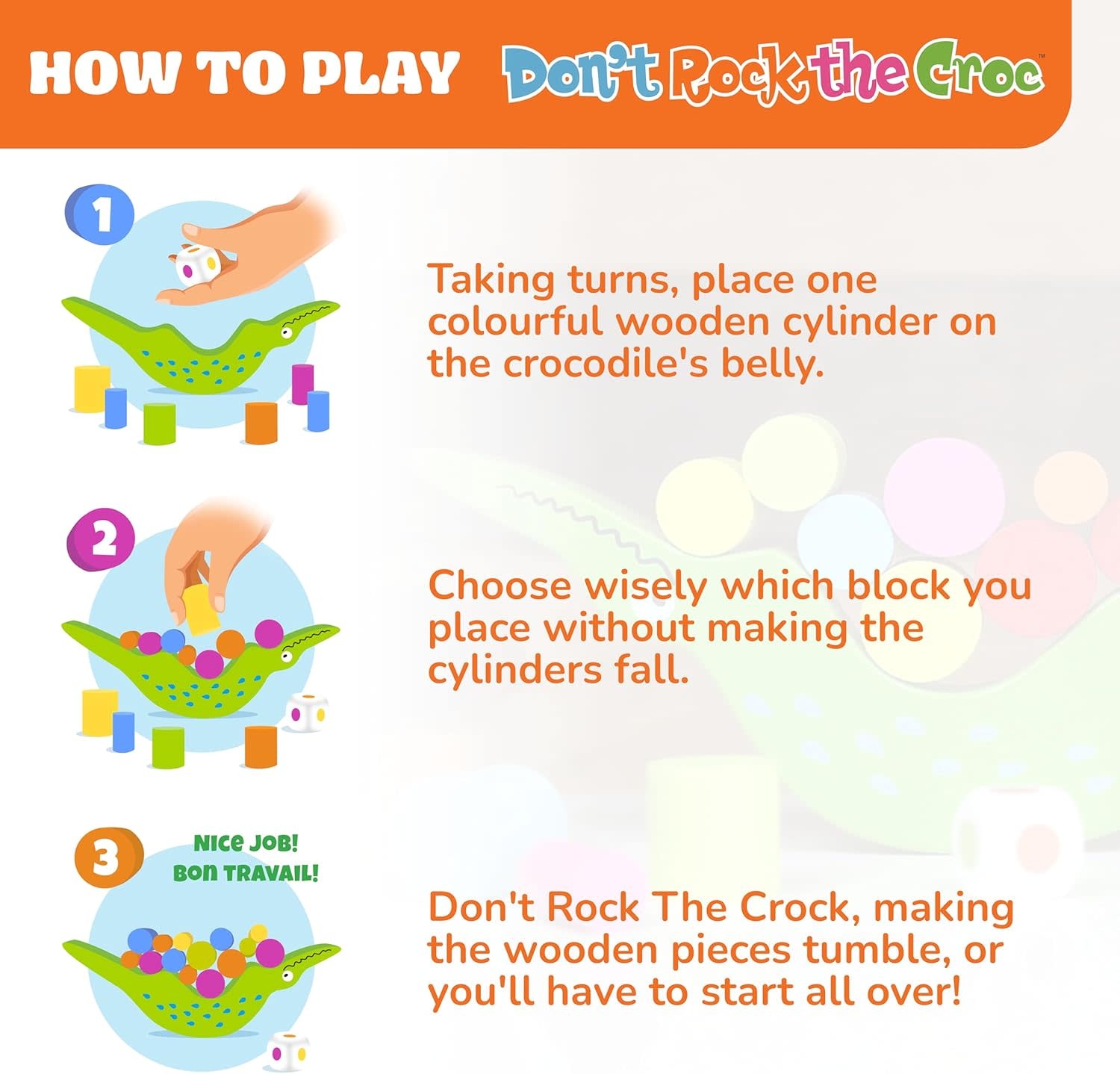 FoxMind Don't Rock the Croc Game