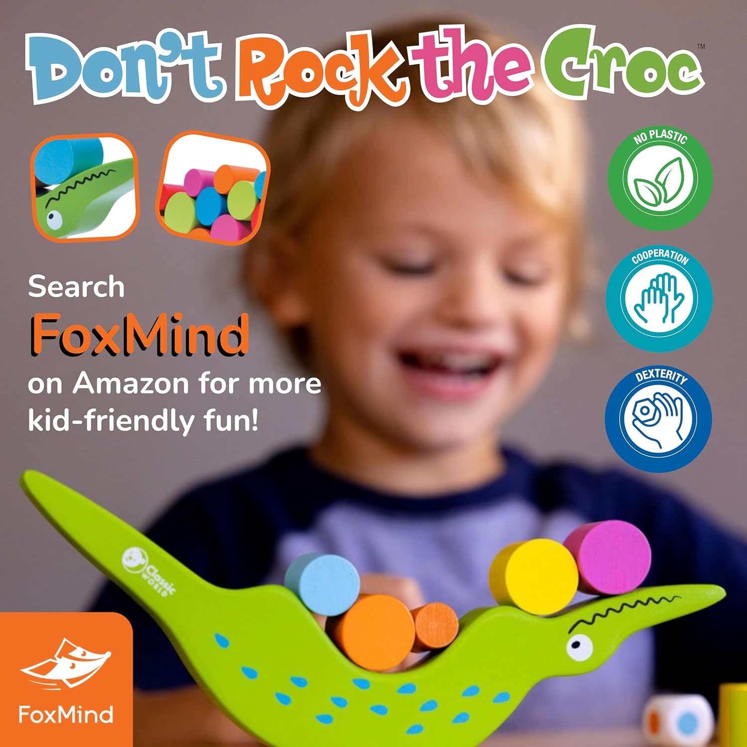 FoxMind Don't Rock the Croc Game