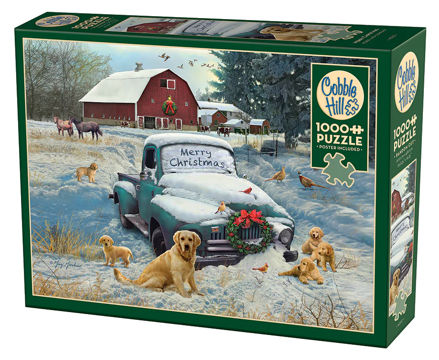 Cobble Hill Puzzles Cobble Hill Puzzle 1000pc Merry Christmas