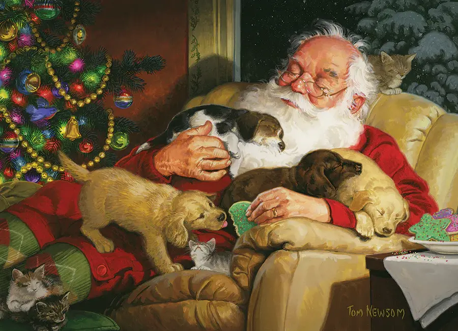 Cobble Hill Puzzles Cobble Hill Puzzle 1000pc Santa's Quiet Time