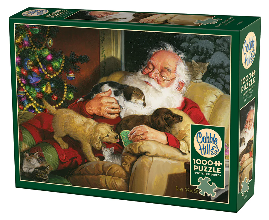 Cobble Hill Puzzles Cobble Hill Puzzle 1000pc Santa's Quiet Time