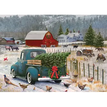 Cobble Hill Puzzles Cobble Hill Puzzle 1000pc Home for Christmas