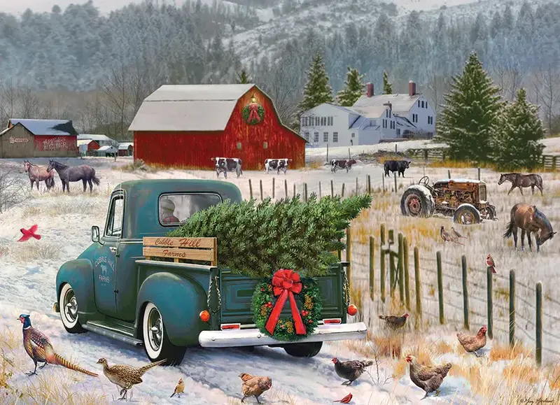Cobble Hill Puzzles Cobble Hill Puzzle 1000pc Home for Christmas