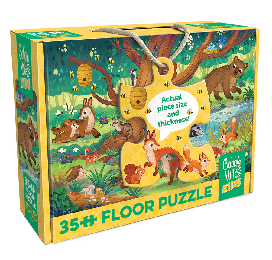 Cobble Hill Puzzles Cobble Hill Floor Puzzle 35pc Bear and Friends