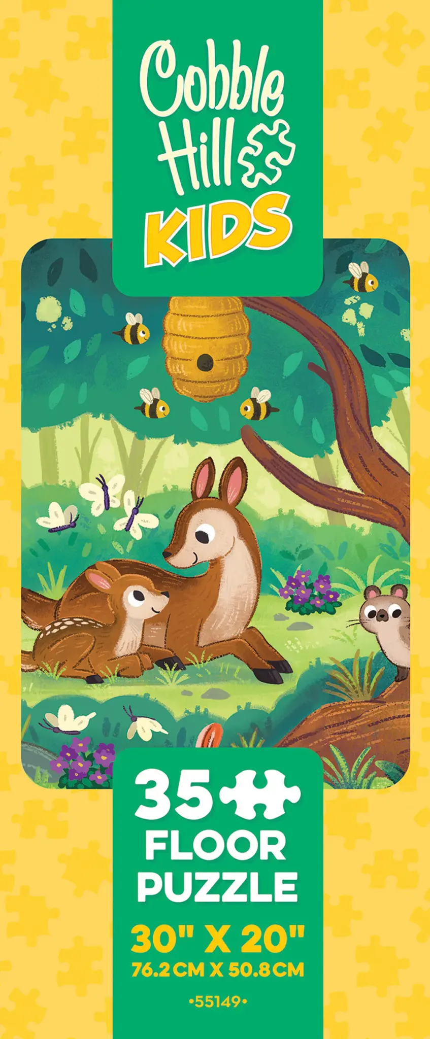 Cobble Hill Puzzles Cobble Hill Floor Puzzle 35pc Bear and Friends