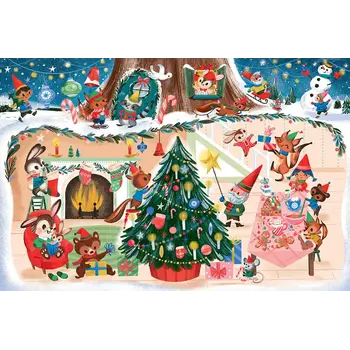 Cobble Hill Puzzles Cobble Hill Floor Puzzle 35pc Christmas Cheer