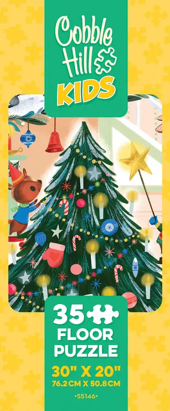 Cobble Hill Puzzles Cobble Hill Floor Puzzle 35pc Christmas Cheer