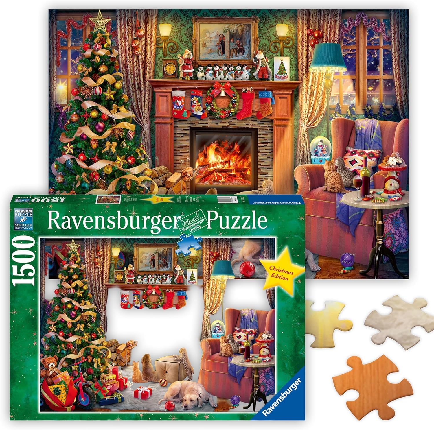 Ravensburger Puzzle 1500pc Christmas Eve