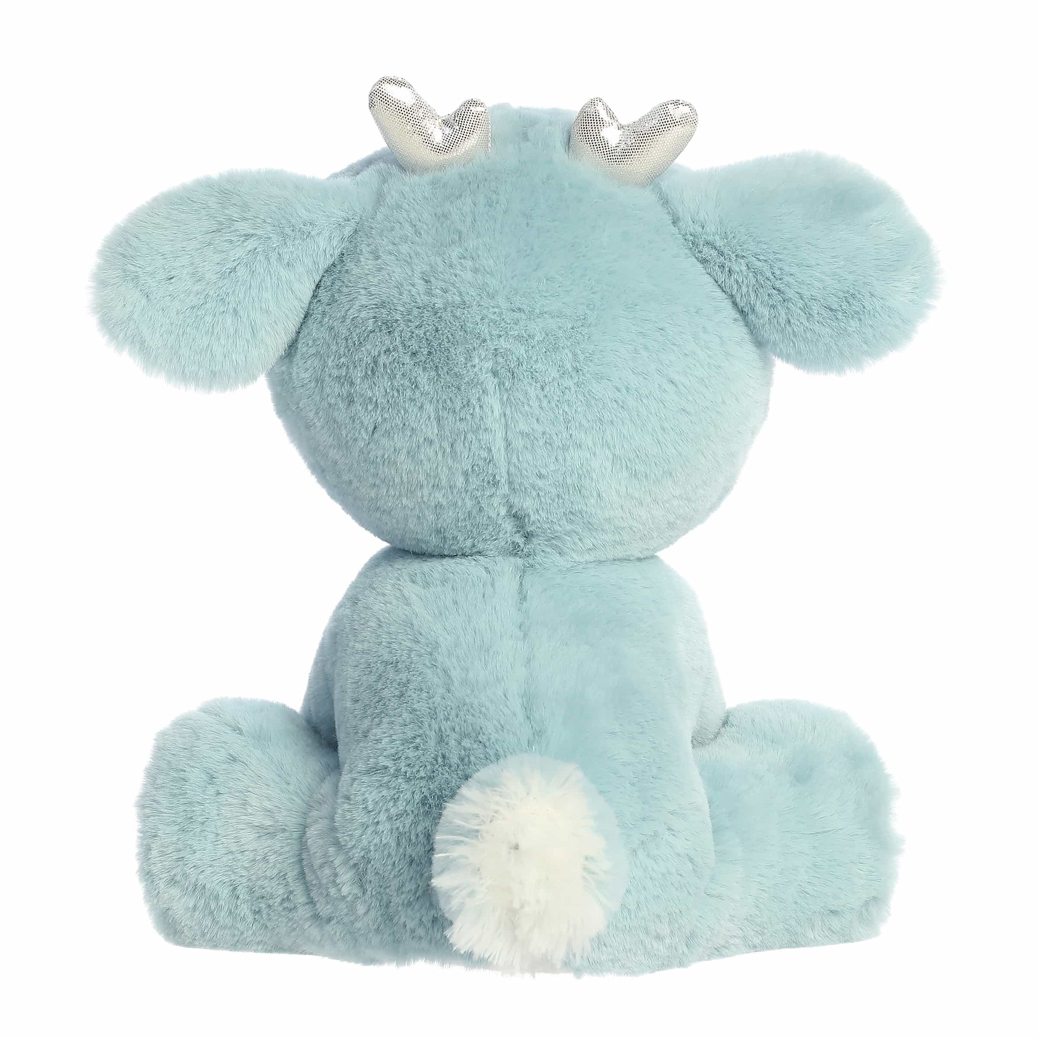 Aurora Plush Dashing Reindeer Winter Blue 8"