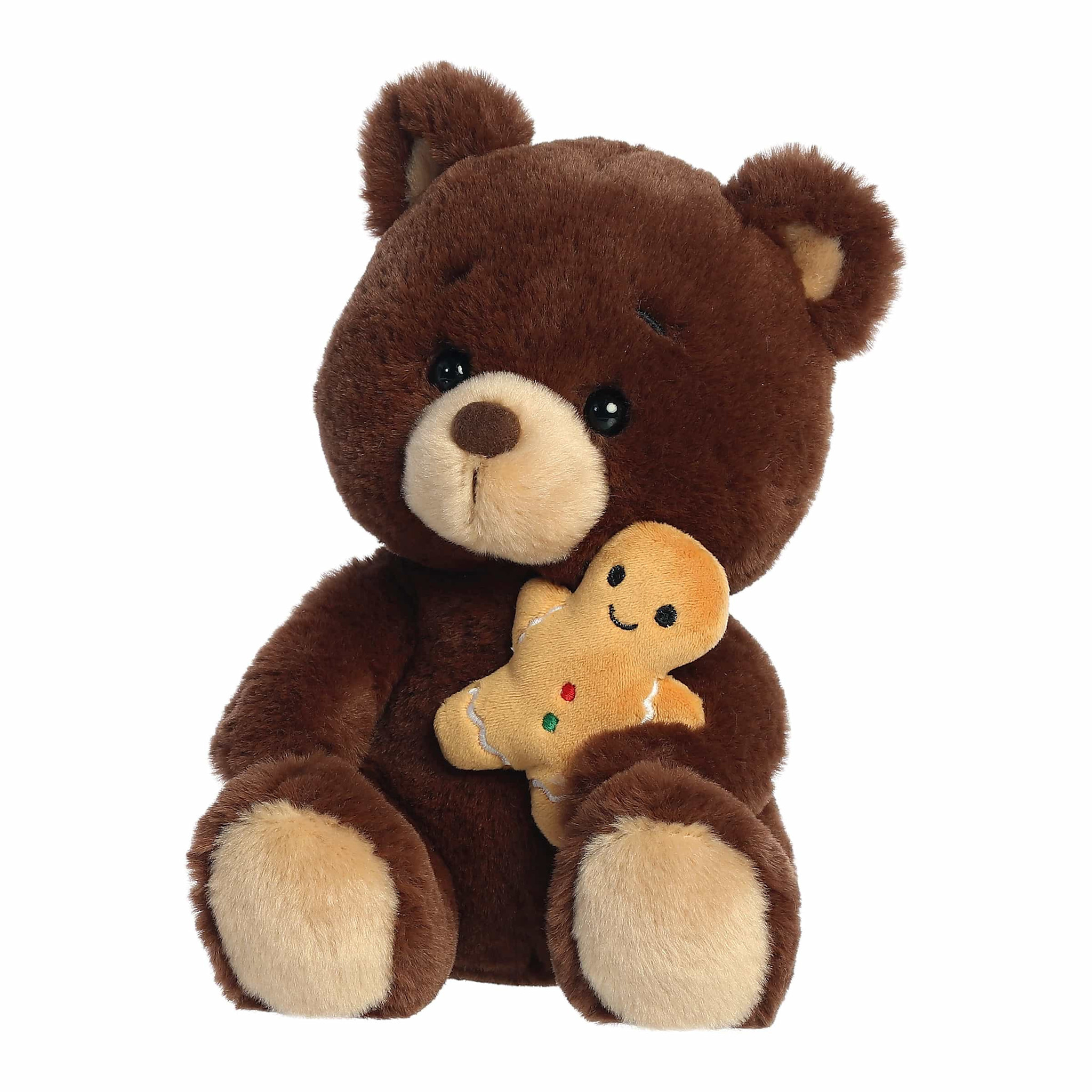 Aurora Plush Barista Bear Gingerbread Man 10"