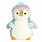 Aurora Plush PomPom Rainbow Beanie 9"