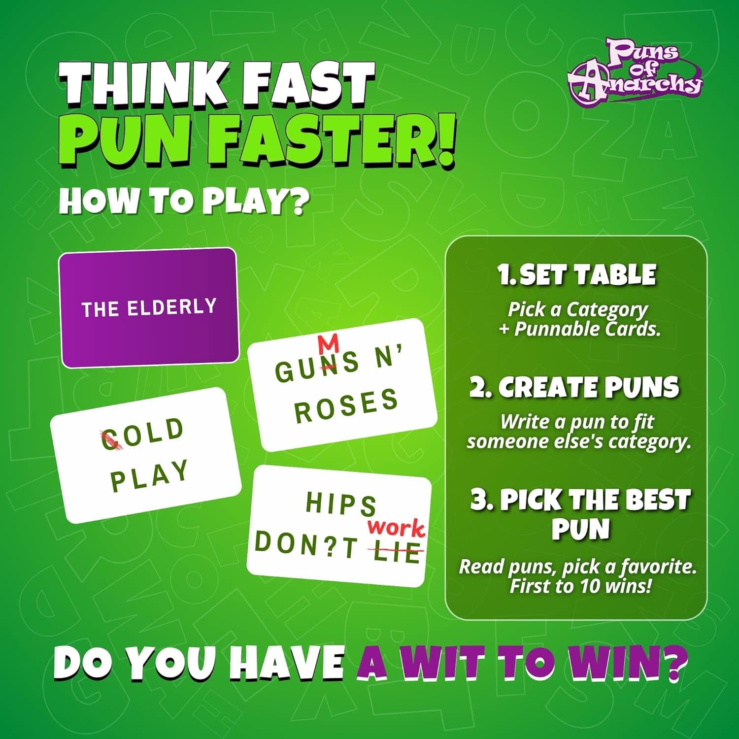 Puns of Anarchy Party Game