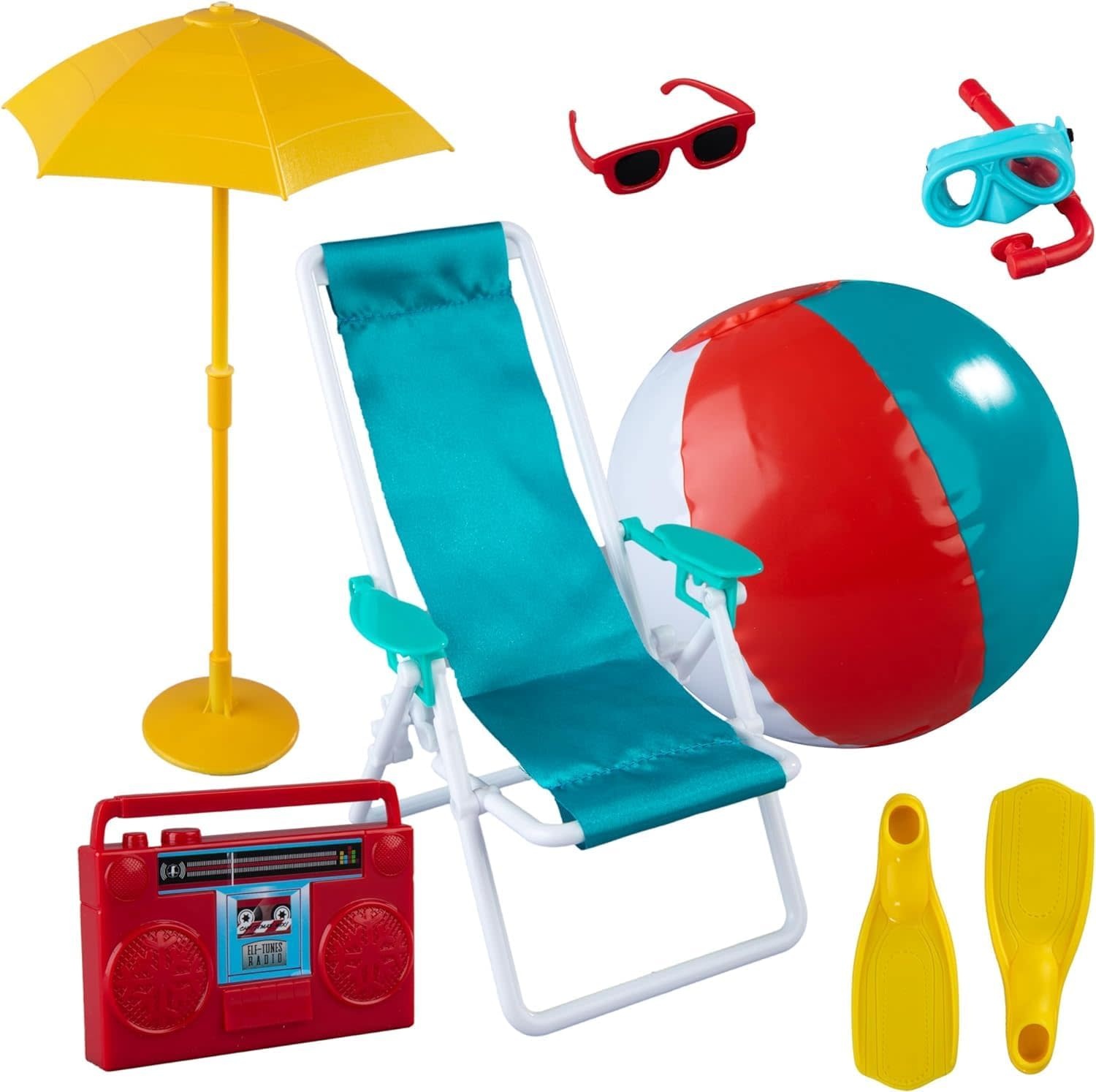 Elf on the Shelf Polar Props Beach Vacation Set