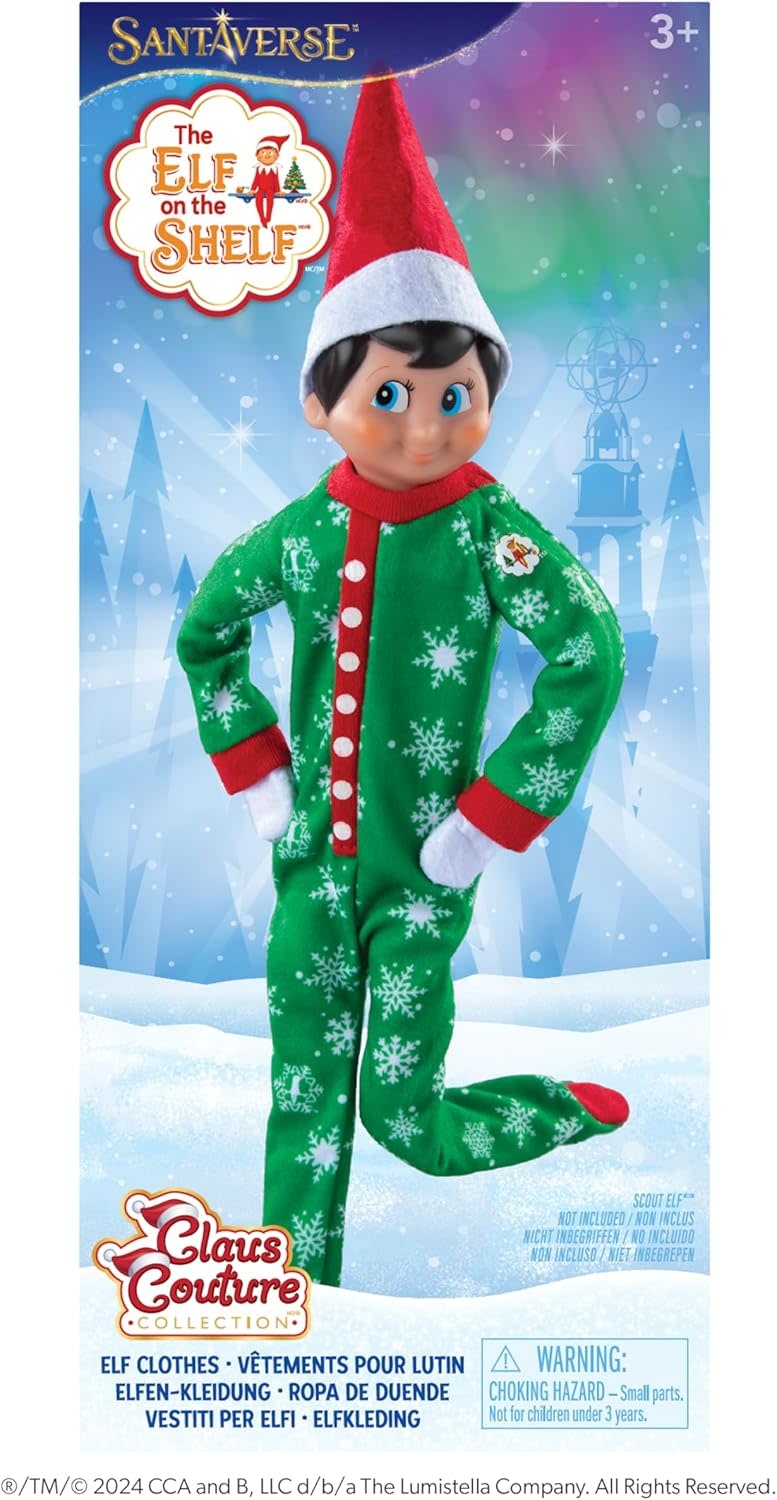 Elf on the Shelf Claus Couture Snowflake Snuggle PJ's