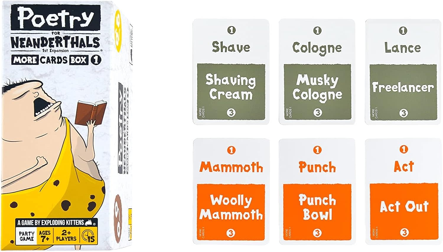 Poetry for Neanderthals More Cards Box 1