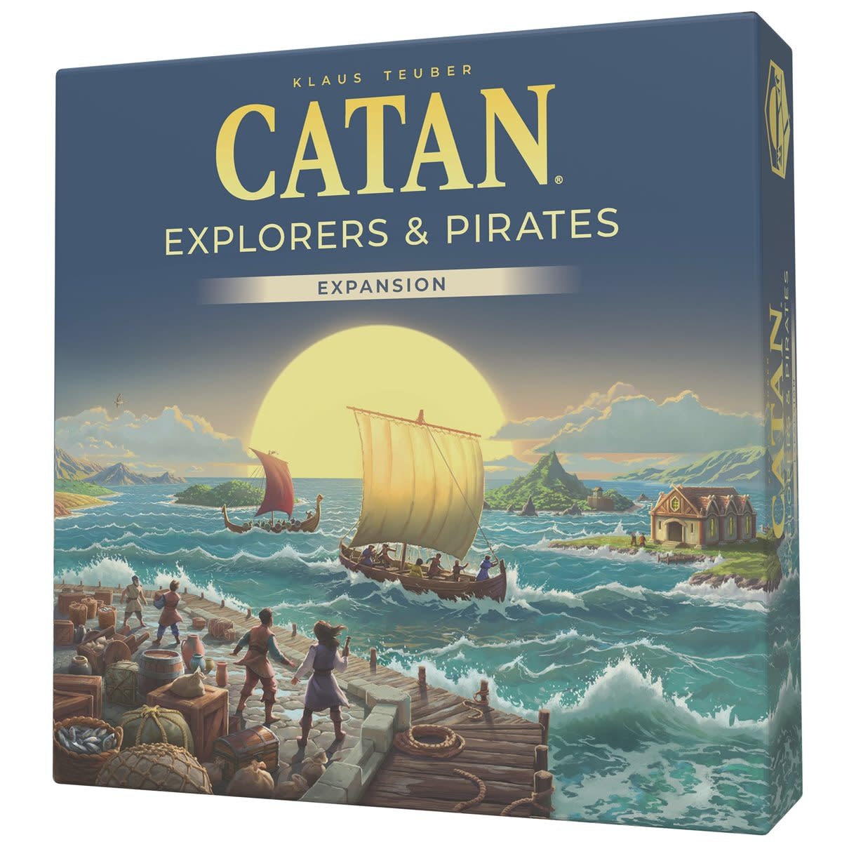 Catan Studios Catan Game Expansion: Explorers & Pirates 6th Edition
