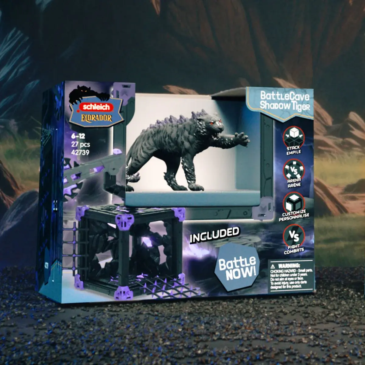 Schleich Schleich Eldrador Battle Cave Shadow Tiger