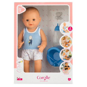 Corolle Doll Paul Drink & Wet Bath Doll