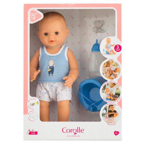Corolle Doll Paul Drink & Wet Bath Doll