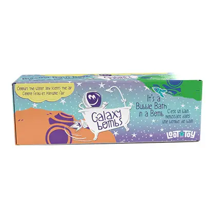 Loot Toy Galaxy Bath Bombs Gift Pack Earth, Mars, Night Sky