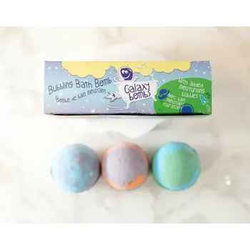 Loot Toy Galaxy Bath Bombs Gift Pack Earth, Mars, Night Sky
