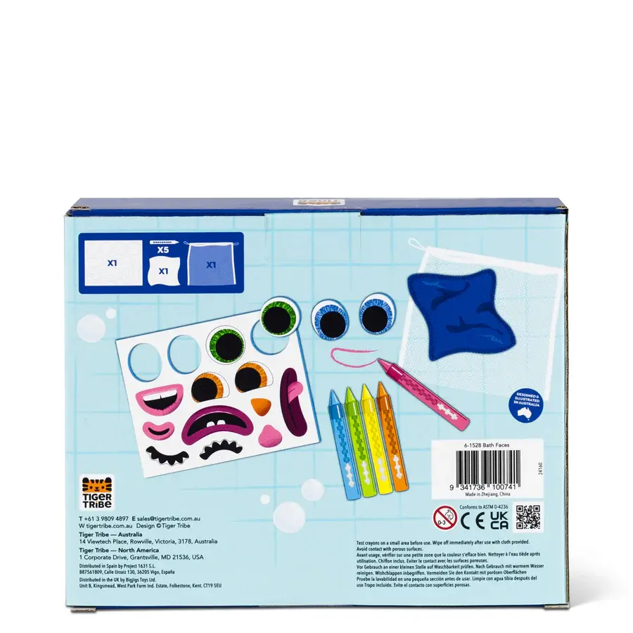 Tiger Tribe Tiger Tribe Bath Faces Kit