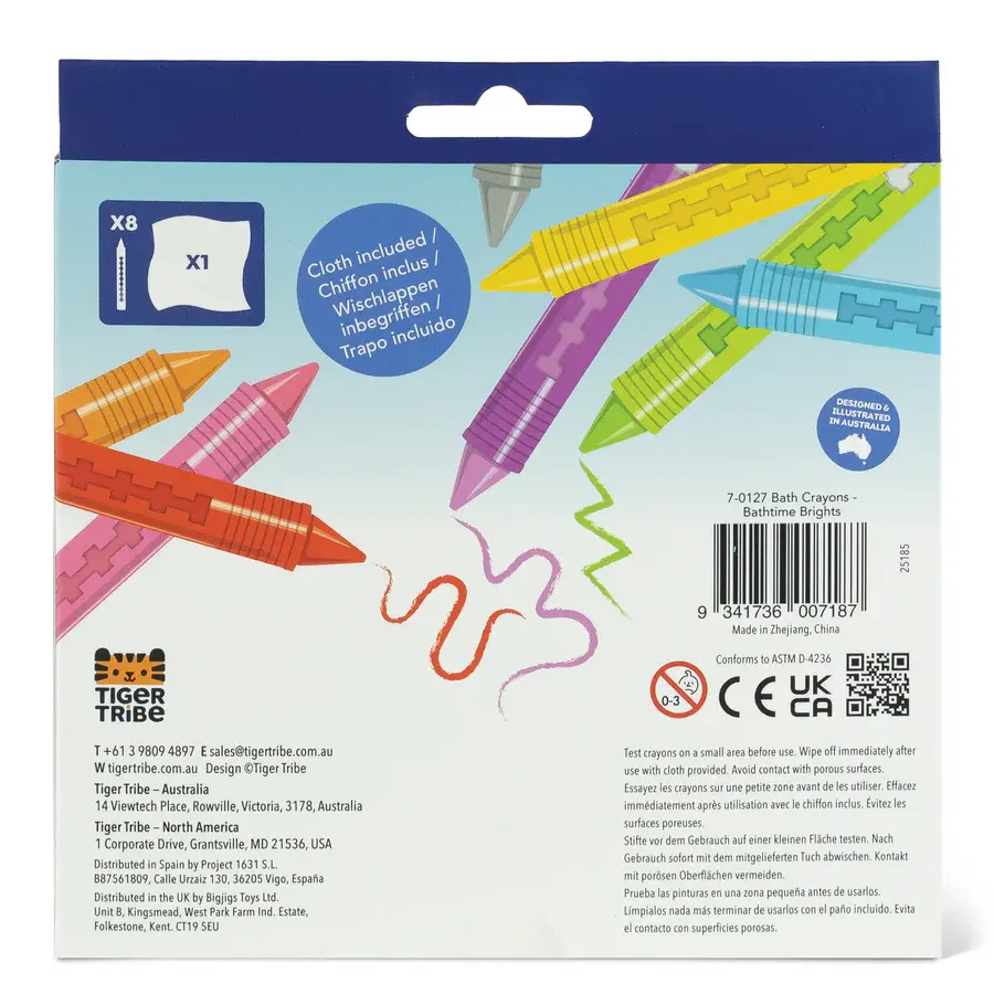 Tiger Tribe Tiger Tribe Bath Crayons