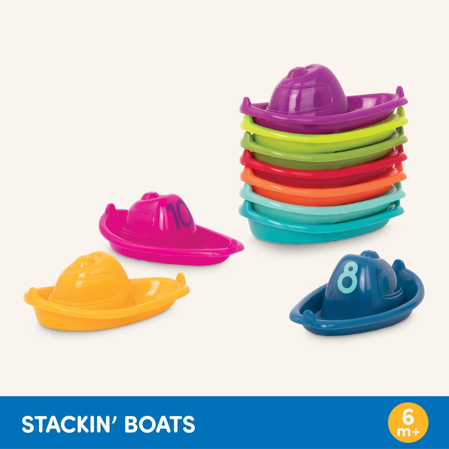 Battat Bath Stackin' Boats
