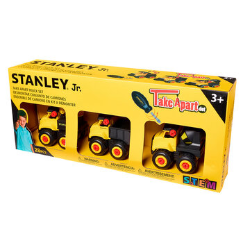 Stanley Jr. Take Apart dot 3  Piece Truck Set