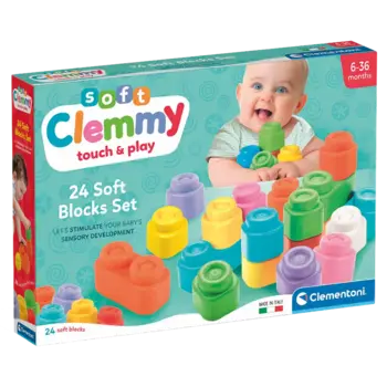 Clementoni Clementoni Soft Clemmy 24 Soft Block Set