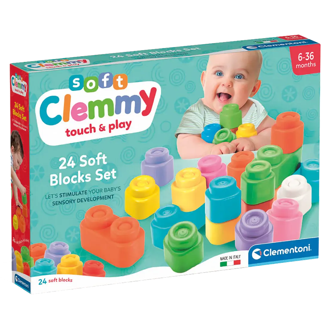 Clementoni Clementoni Soft Clemmy 24 Soft Block Set