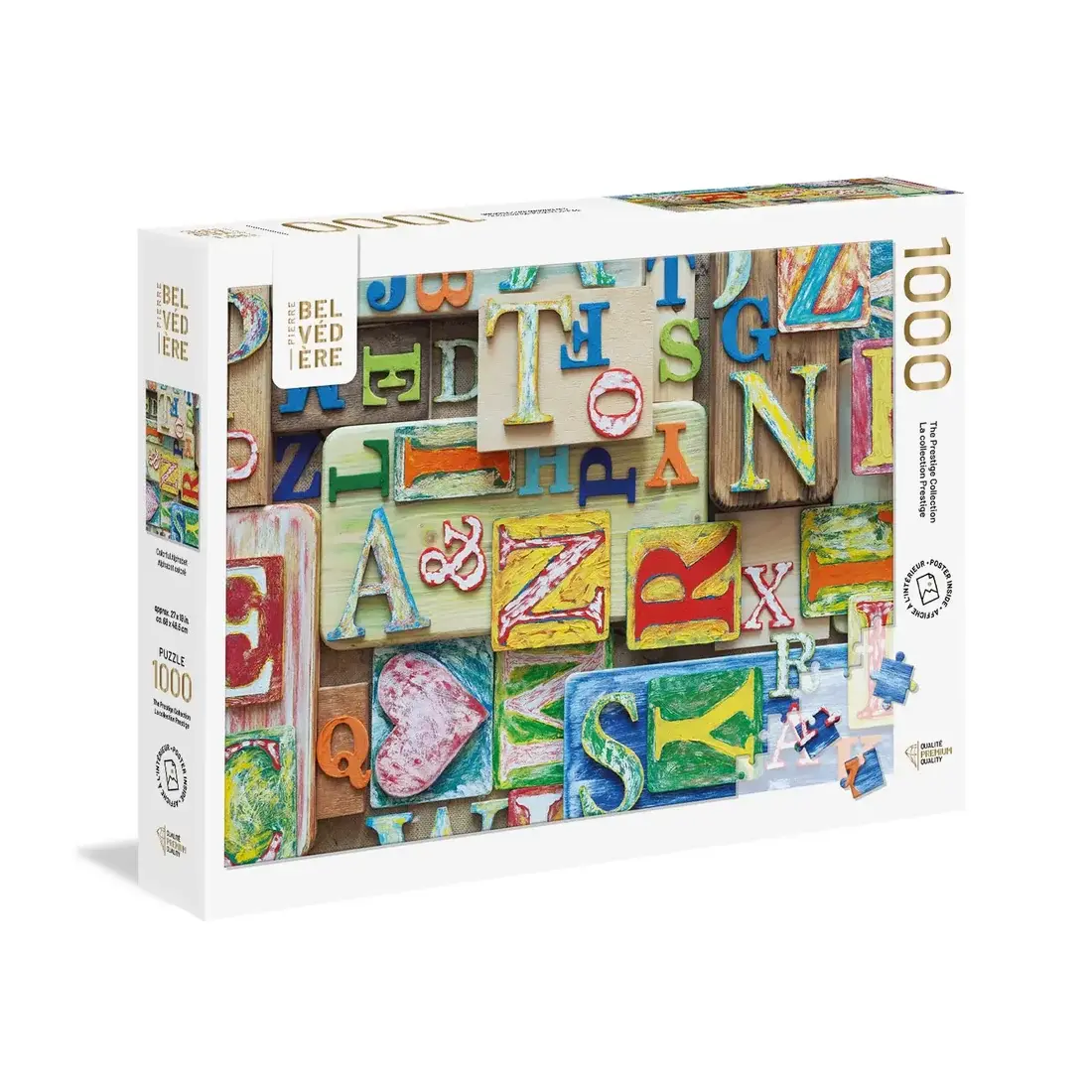 Clementoni Clementoni Puzzle 1000pc Colorful Alphabet