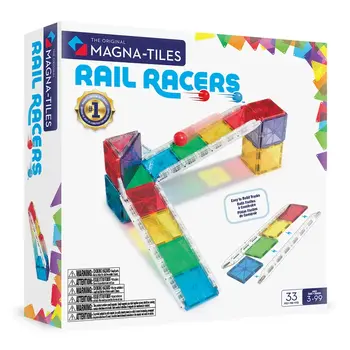 Magna-Tiles Magna-Tiles Rail Racers 33pc Set