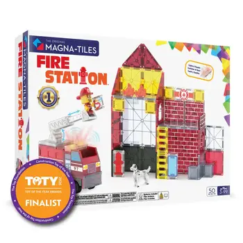 Magna-Tiles Magna-Tiles Fire Station 50pc Set