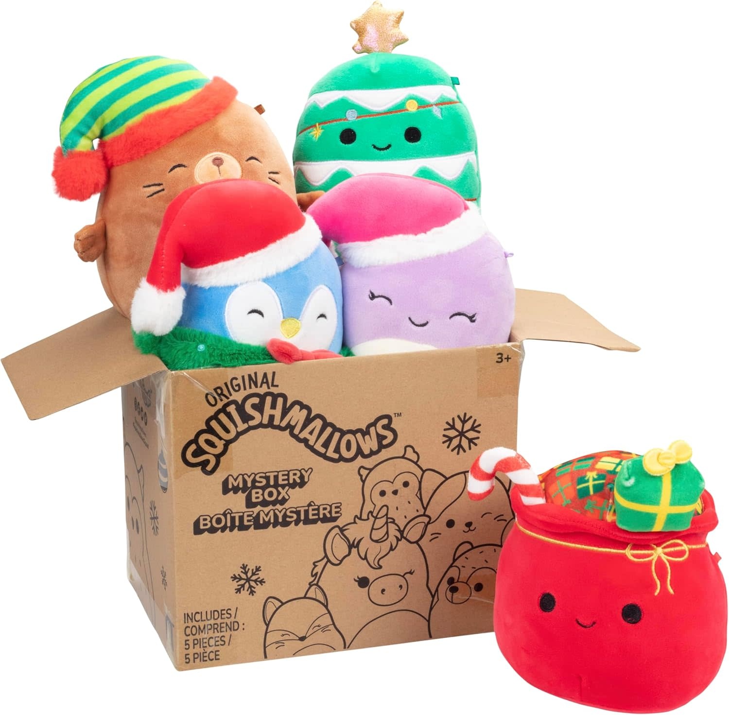 Squishmallows Squishmallow 5" Christmas Assortment B