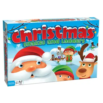 Outset Christmas Snakes & Ladders Board Game